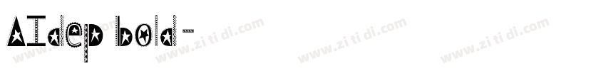 AIdep bold字体转换